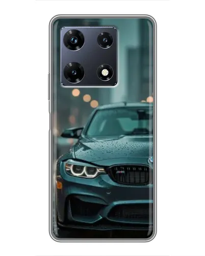 Чехол для Infinix Note 30 Pro с картинкой «BMW в огнях города»