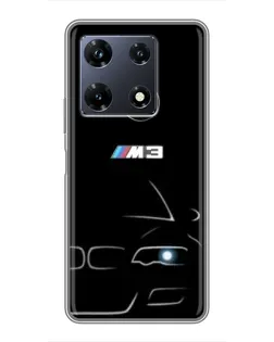 Чохол для Infinix Note 30 Pro з картинкою «Мінімалістичний принт BMW M3» Чохол для Infinix Note 30 Pro з картинкою «Мінімалістичний принт BMW M3»