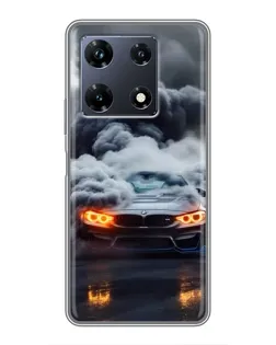 Чохол для Infinix Note 30 Pro з картинкою «BMW у диму» Чохол для Infinix Note 30 Pro з картинкою «BMW у диму»