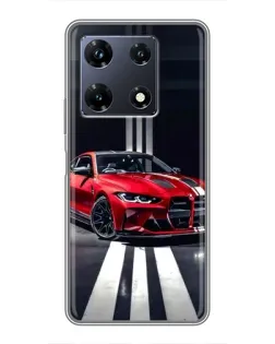 Чохол для Infinix Note 30 Pro з картинкою «Червона BMW на дорозі» Чохол для Infinix Note 30 Pro з картинкою «Червона BMW на дорозі»