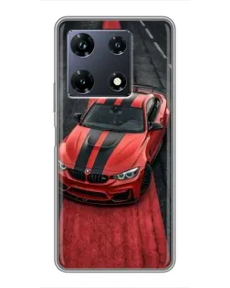 Чохол для Infinix Note 30 Pro з картинкою «BMW на червоній доріжці» Чохол для Infinix Note 30 Pro з картинкою «BMW на червоній доріжці»