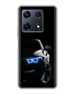 Чохол для Infinix Note 30 Pro з картинкою «BMW — нічний погляд» Чохол для Infinix Note 30 Pro з картинкою «BMW — нічний погляд»