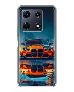 Чохол для Infinix Note 30 Pro з картинкою «BMW — золота емблема» Чохол для Infinix Note 30 Pro з картинкою «BMW — золота емблема»
