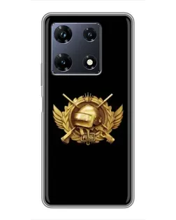 Чехол для Infinix Note 30 Pro с картинкой «PUBG — оранжевый градиент» Чехол для Infinix Note 30 Pro с картинкой «PUBG — оранжевый градиент»