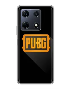 Чехол для Infinix Note 30 Pro с картинкой «PUBG — рамка лого» Чехол для Infinix Note 30 Pro с картинкой «PUBG — рамка лого»