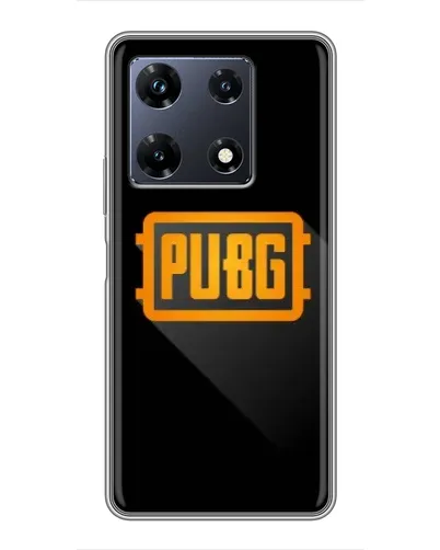 Чехол для Infinix Note 30 Pro с картинкой «PUBG — рамка лого»