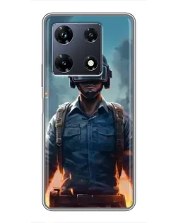 Чехол для Infinix Note 30 Pro с картинкой «PUBG — реалистичный герой» Чехол для Infinix Note 30 Pro с картинкой «PUBG — реалистичный герой»