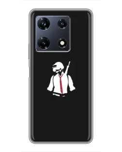 Чехол для Infinix Note 30 Pro с картинкой «PUBG — силуэт воина» Чехол для Infinix Note 30 Pro с картинкой «PUBG — силуэт воина»