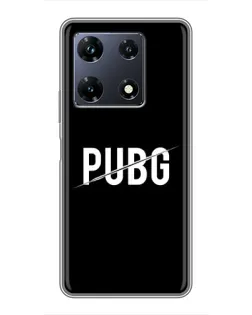 Чехол для Infinix Note 30 Pro с картинкой «PUBG — белый логотип» Чехол для Infinix Note 30 Pro с картинкой «PUBG — белый логотип»
