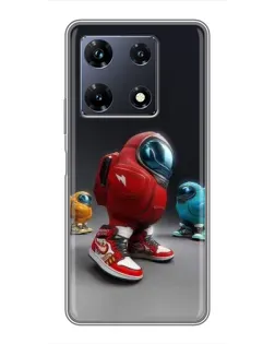 Чехол для Infinix Note 30 Pro с картинкой «Among Us — 3D стиль» Чехол для Infinix Note 30 Pro с картинкой «Among Us — 3D стиль»