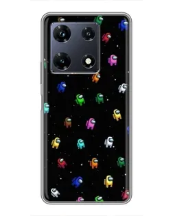 Чехол для Infinix Note 30 Pro с картинкой «Экипаж Among Us» Чехол для Infinix Note 30 Pro с картинкой «Экипаж Among Us»