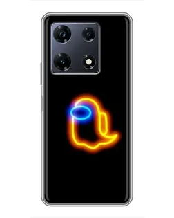 Чехол для Infinix Note 30 Pro с картинкой «Among Us неоновое сияние» Чехол для Infinix Note 30 Pro с картинкой «Among Us неоновое сияние»