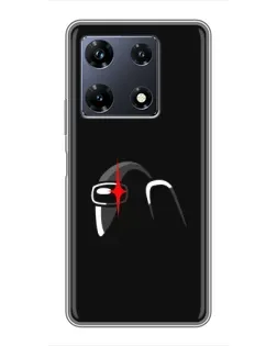 Чехол для Infinix Note 30 Pro с картинкой «Among Us шлем» Чехол для Infinix Note 30 Pro с картинкой «Among Us шлем»