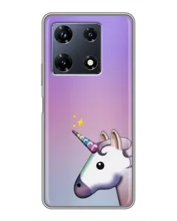 Чехол для Infinix Note 30 Pro с картинкой «Единорог градиент»