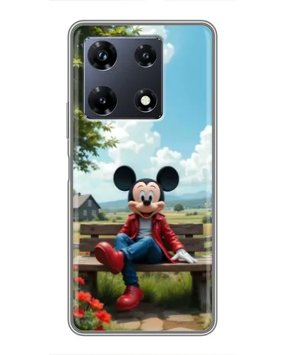 Чехол для Infinix Note 30 Pro с картинкой «Микки на скамейке» Чехол для Infinix Note 30 Pro с картинкой «Микки на скамейке»
