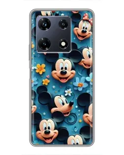 Чехол для Infinix Note 30 Pro с картинкой «Паттерн Микки и Минни»