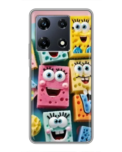 Чехол для Infinix Note 30 Pro с картинкой «Цветные губки»