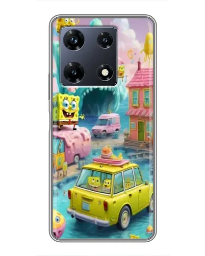 Чехол для Infinix Note 30 Pro с картинкой «Монстр-трак приключения»
