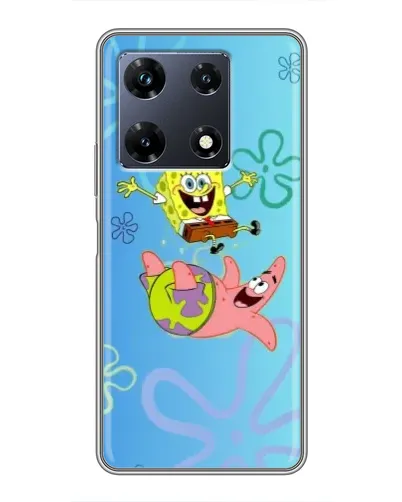 Чехол для Infinix Note 30 Pro с картинкой «Спанч Боб и Патрик»