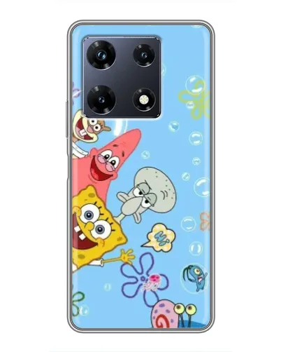 Чехол для Infinix Note 30 Pro с картинкой «Веселые пузырьки»