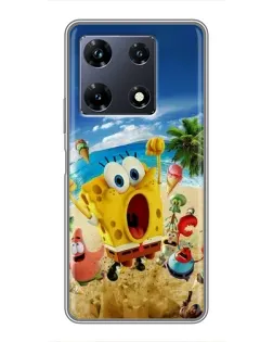 Чехол для Infinix Note 30 Pro с картинкой «Развлечения на пляже»