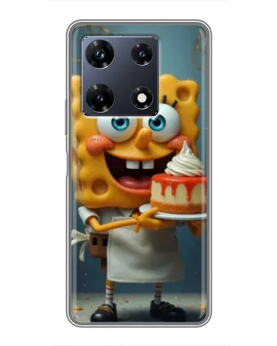 Чехол для Infinix Note 30 Pro с картинкой «Повар Спанч Боб»