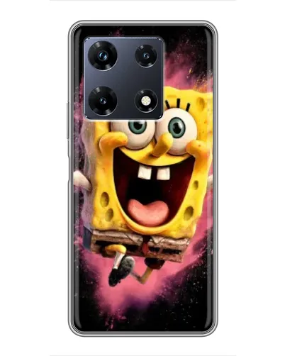 Чехол для Infinix Note 30 Pro с картинкой «Взрывной Спанч Боб»