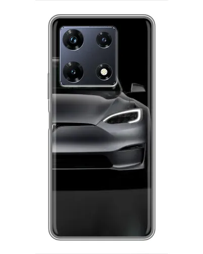Чехол для Infinix Note 30 Pro с картинкой «Tesla Model S Look» Чехол для Infinix Note 30 Pro с картинкой «Tesla Model S Look»