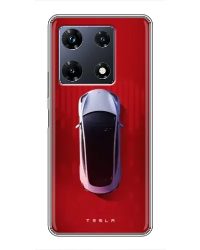 Чехол для Infinix Note 30 Pro с картинкой «Tesla Top View» Чехол для Infinix Note 30 Pro с картинкой «Tesla Top View»