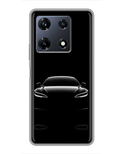 Чехол для Infinix Note 30 Pro с картинкой «Силуэт Tesla Night» Чехол для Infinix Note 30 Pro с картинкой «Силуэт Tesla Night»