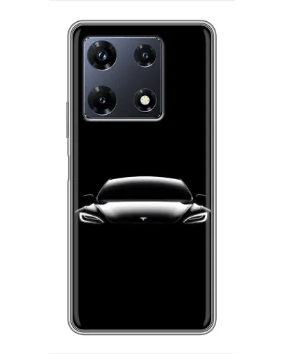 Чехол для Infinix Note 30 Pro с картинкой «Фары Tesla Night» Чехол для Infinix Note 30 Pro с картинкой «Фары Tesla Night»