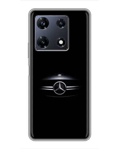 Чехол для Infinix Note 30 Pro с картинкой «Mercedes — абстрактные линии»