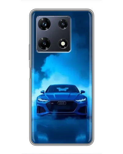 Чехол для Infinix Note 30 Pro с картинкой «Audi — голубая энергия» Чехол для Infinix Note 30 Pro с картинкой «Audi — голубая энергия»