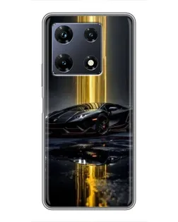Чехол для Infinix Note 30 Pro с картинкой «Ночной Lamborghini драйв» Чехол для Infinix Note 30 Pro с картинкой «Ночной Lamborghini драйв»