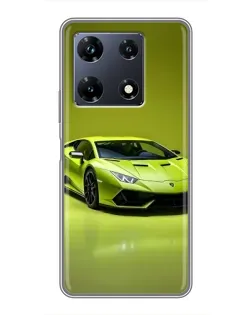 Чехол для Infinix Note 30 Pro с картинкой «Салатовый Lamborghini Huracan» Чехол для Infinix Note 30 Pro с картинкой «Салатовый Lamborghini Huracan»