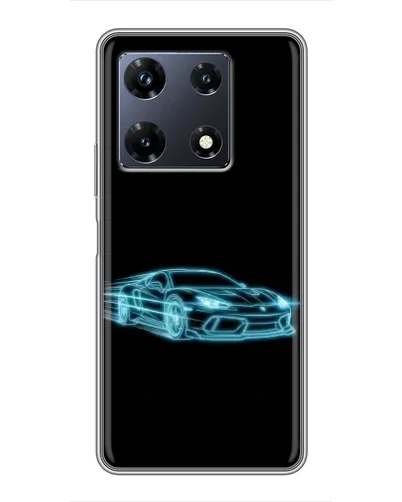 Чехол для Infinix Note 30 Pro с картинкой «Неоновый контур Lamborghini» Чехол для Infinix Note 30 Pro с картинкой «Неоновый контур Lamborghini»