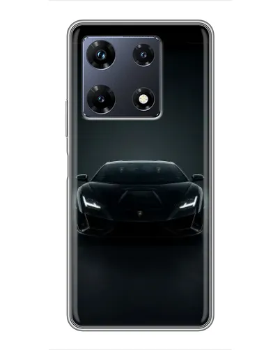Чехол для Infinix Note 30 Pro с картинкой «Черный Lamborghini Aventador» Чехол для Infinix Note 30 Pro с картинкой «Черный Lamborghini Aventador»