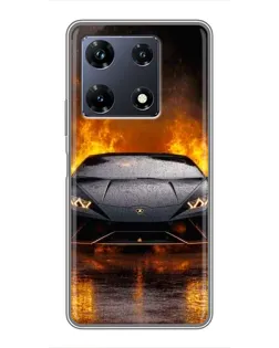Чехол для Infinix Note 30 Pro с картинкой «Lamborghini в огне» Чехол для Infinix Note 30 Pro с картинкой «Lamborghini в огне»