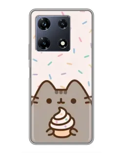 Чехол для Infinix Note 30 Pro с картинкой «Пушин с кексом» Чехол для Infinix Note 30 Pro с картинкой «Пушин с кексом»