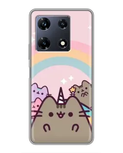 Чехол для Infinix Note 30 Pro с картинкой «Единорог Pusheen» Чехол для Infinix Note 30 Pro с картинкой «Единорог Pusheen»