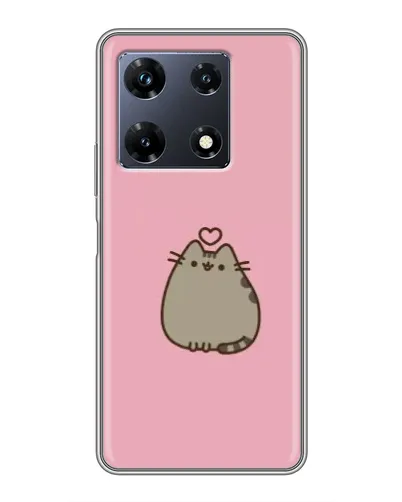 Чехол для Infinix Note 30 Pro с картинкой «Pusheen сердце» Чехол для Infinix Note 30 Pro с картинкой «Pusheen сердце»