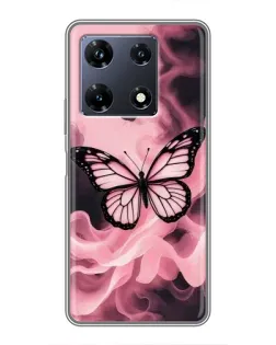 Чехол для Infinix Note 30 Pro с картинкой «Бабочка в дыму» Чехол для Infinix Note 30 Pro с картинкой «Бабочка в дыму»