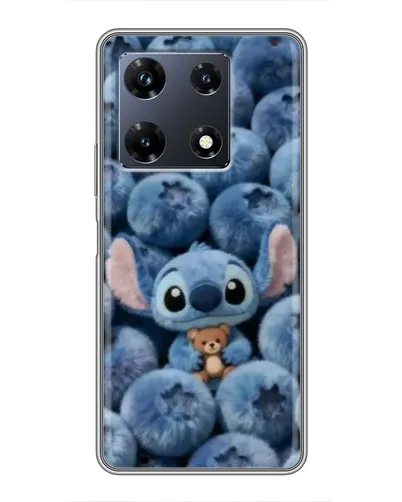 Чехол для Infinix Note 30 Pro с картинкой «Стич и голубика»