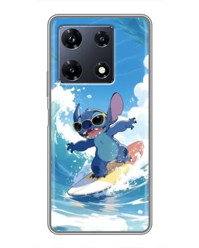 Чехол для Infinix Note 30 Pro с картинкой «Стич на волне»