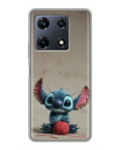 Чехол для Infinix Note 30 Pro с картинкой «Стич на коричневом фоне»
