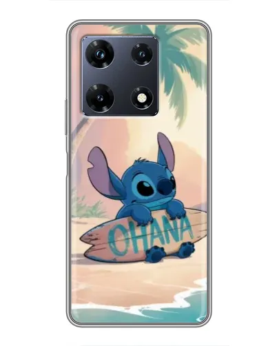 Чехол для Infinix Note 30 Pro с картинкой «Стич на серфе»