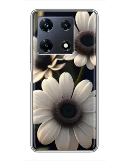 Чехол для Infinix Note 30 Pro с картинкой «Белые маргаритки макро» Чехол для Infinix Note 30 Pro с картинкой «Белые маргаритки макро»