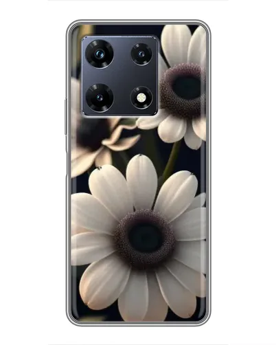 Чехол для Infinix Note 30 Pro с картинкой «Белые маргаритки макро»
