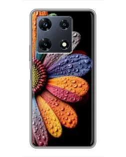 Чехол для Infinix Note 30 Pro с картинкой «Радужный цветок» Чехол для Infinix Note 30 Pro с картинкой «Радужный цветок»