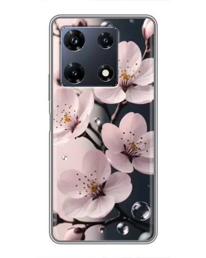 Чехол для Infinix Note 30 Pro с картинкой «Нежная сакура и капли» Чехол для Infinix Note 30 Pro с картинкой «Нежная сакура и капли»